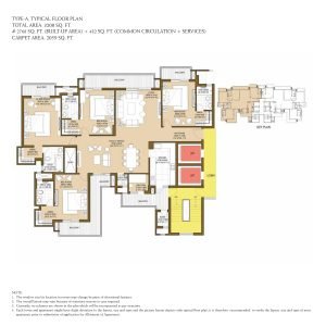 3200 Sq. Ft. luxurious residential layout with modern amenities.